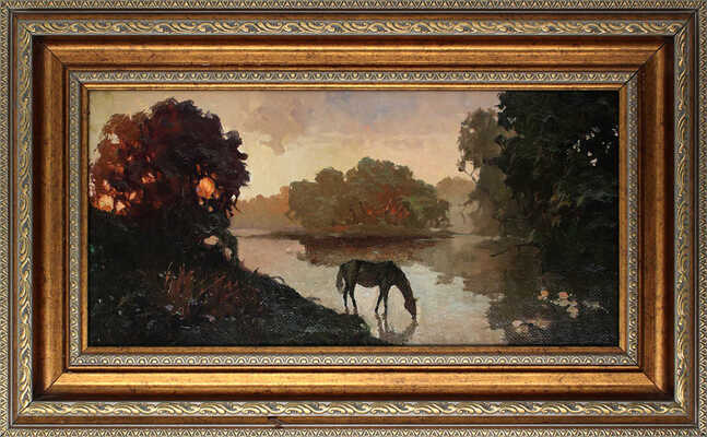 Быков Виктор Александрович. На водопое 